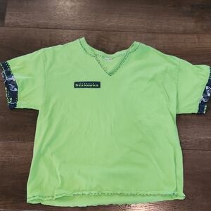 Womens Seattle Seahawks V Neck Tee